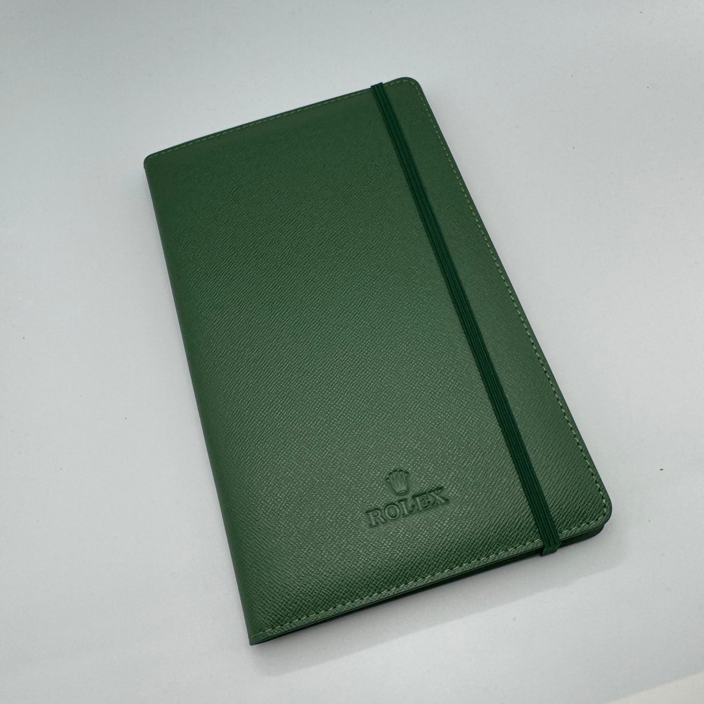 Rolex Notebook & Separate Green Leather Cover