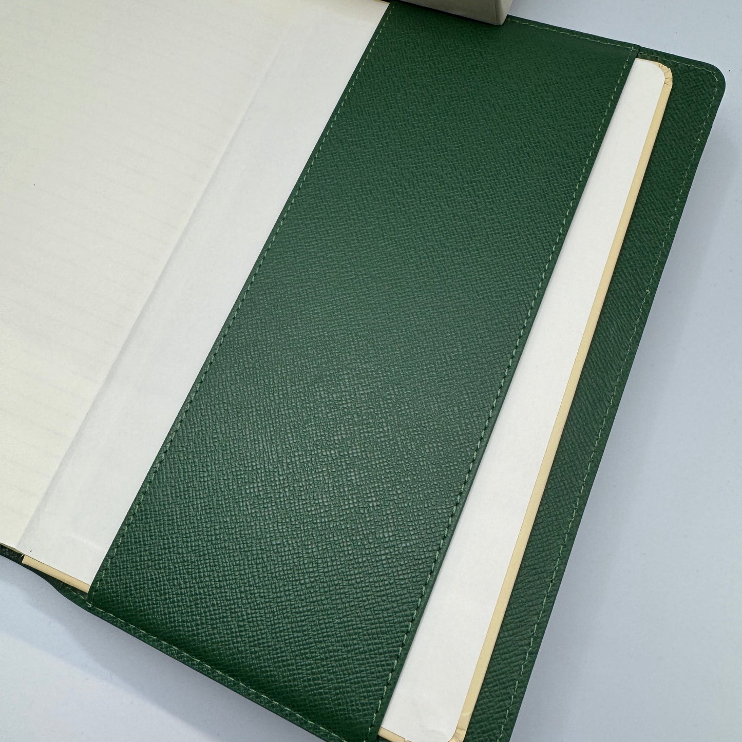 Rolex Notebook & Separate Green Leather Cover