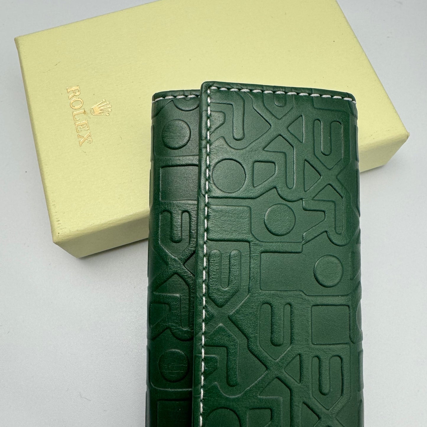 Embossed Rolex Jubilee Key Chain Wallet