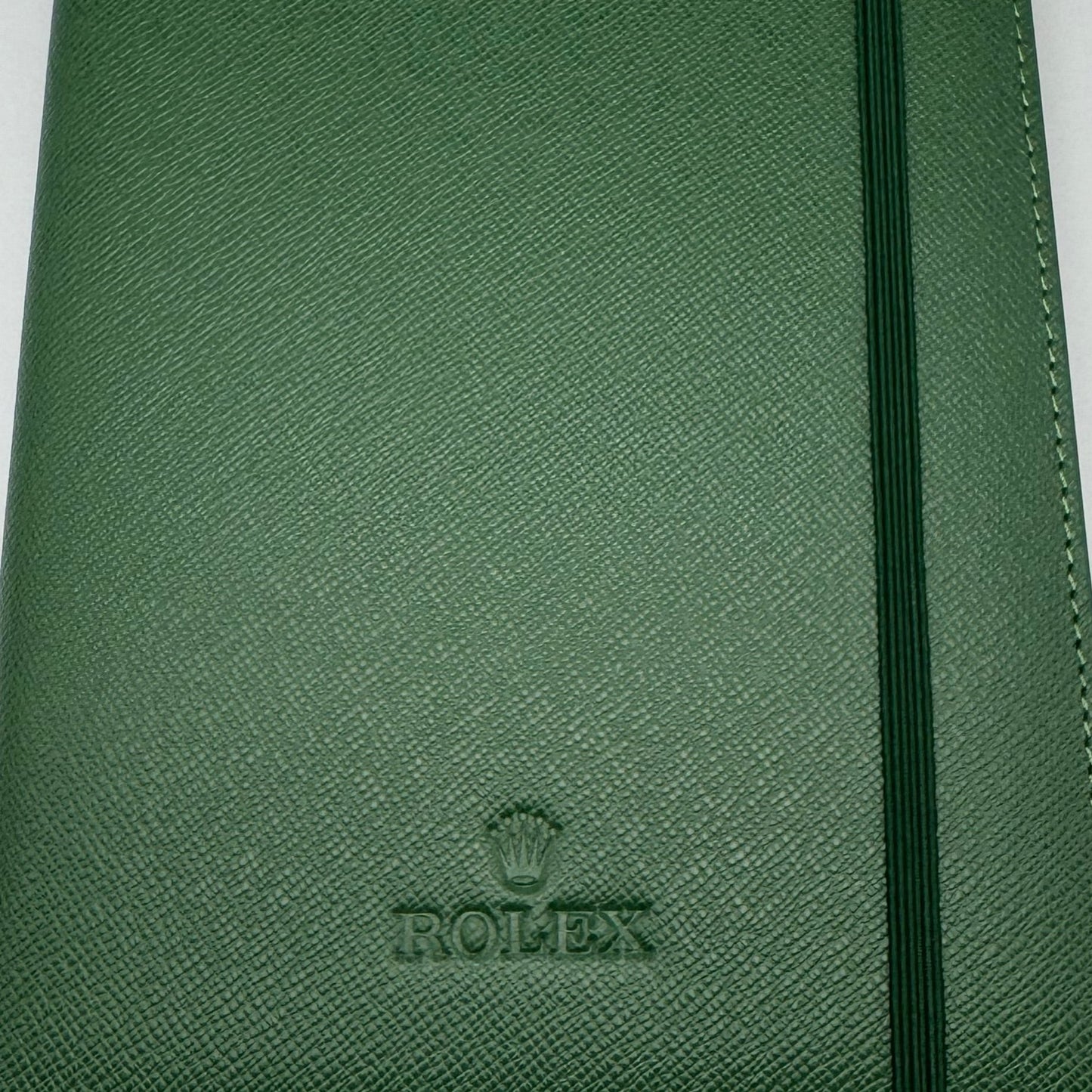 Rolex Notebook & Separate Green Leather Cover
