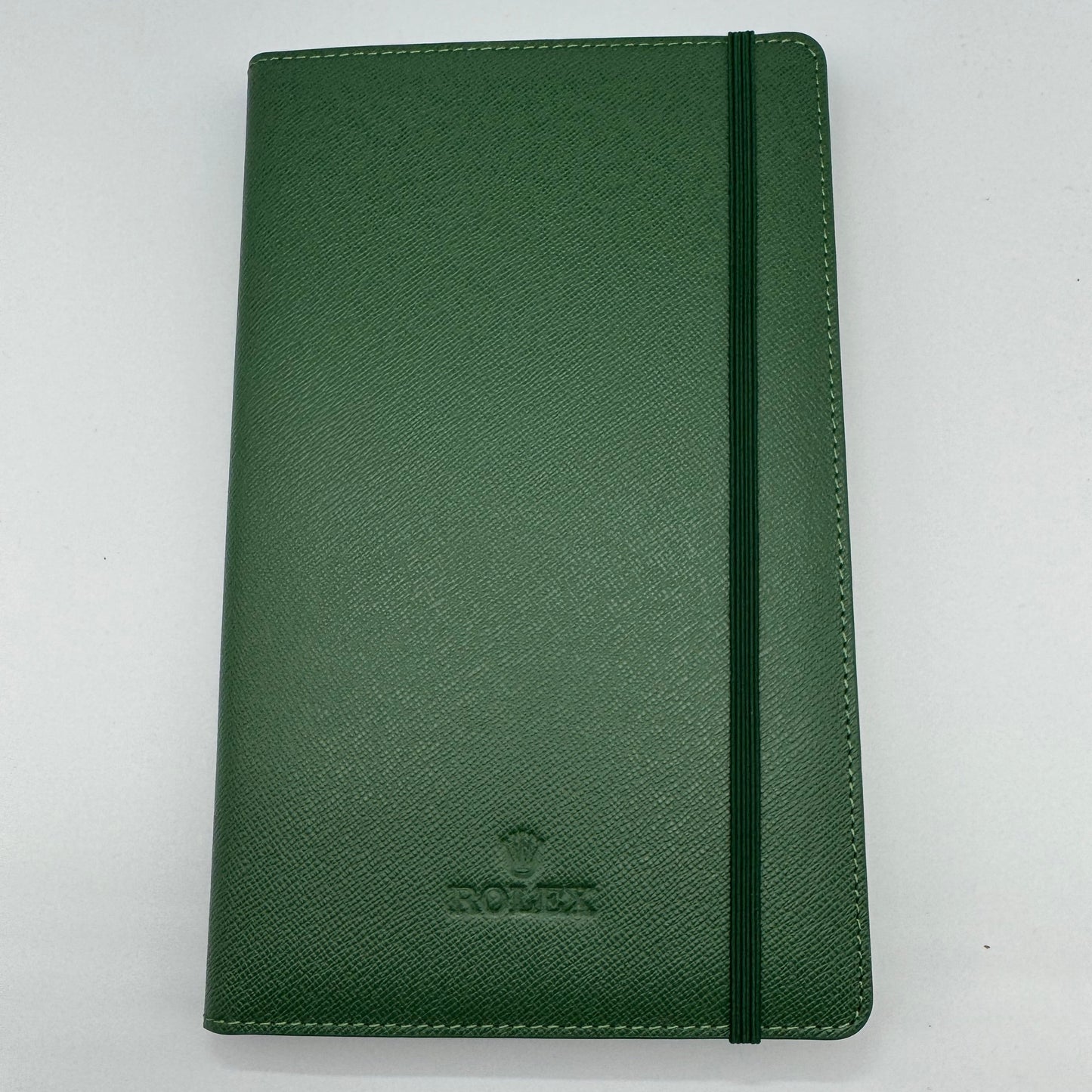 Rolex Notebook & Separate Green Leather Cover