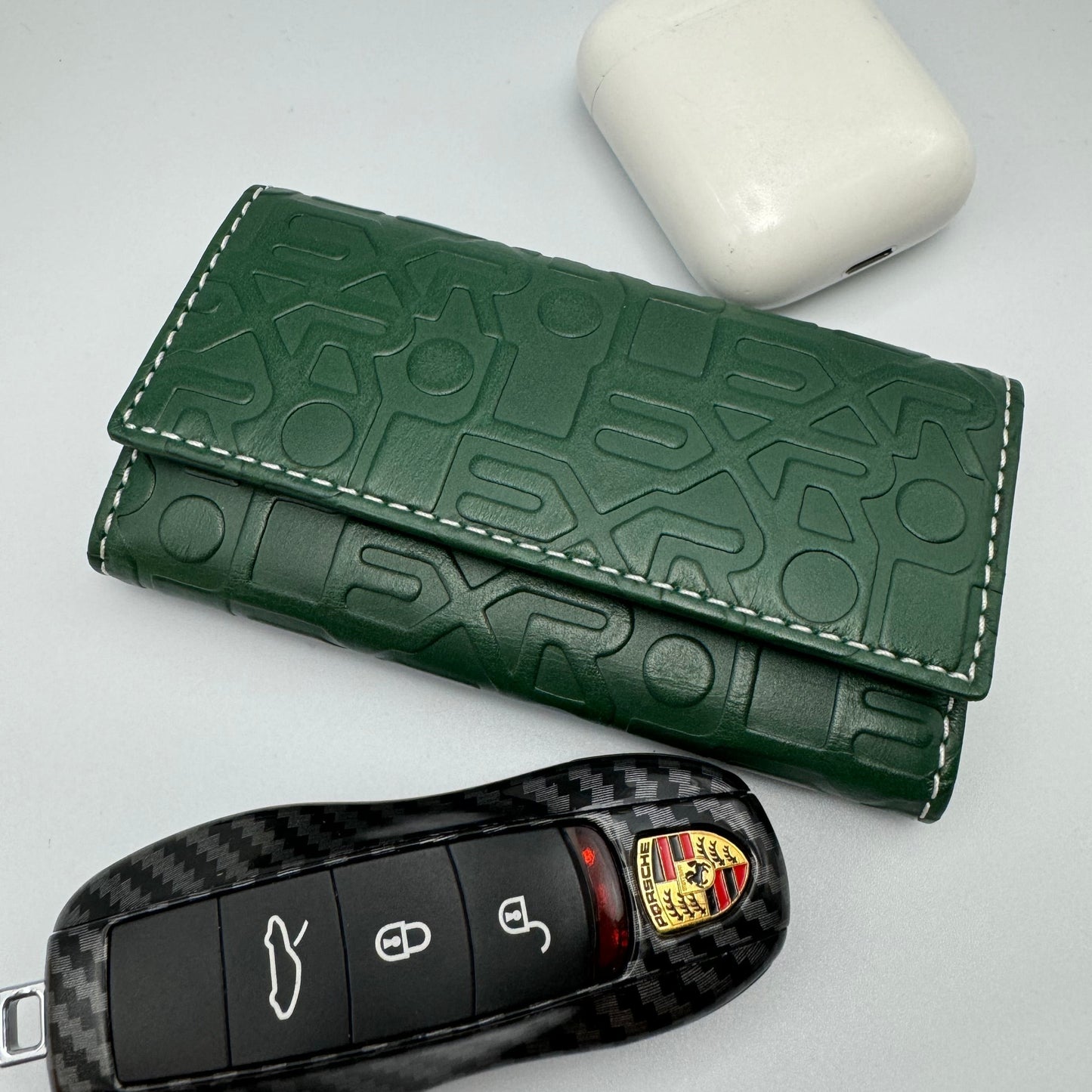 Embossed Rolex Jubilee Key Chain Wallet