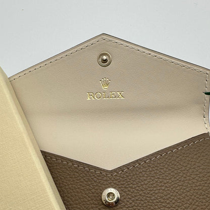 Rolex Leather Credit Card Wallet/Holder