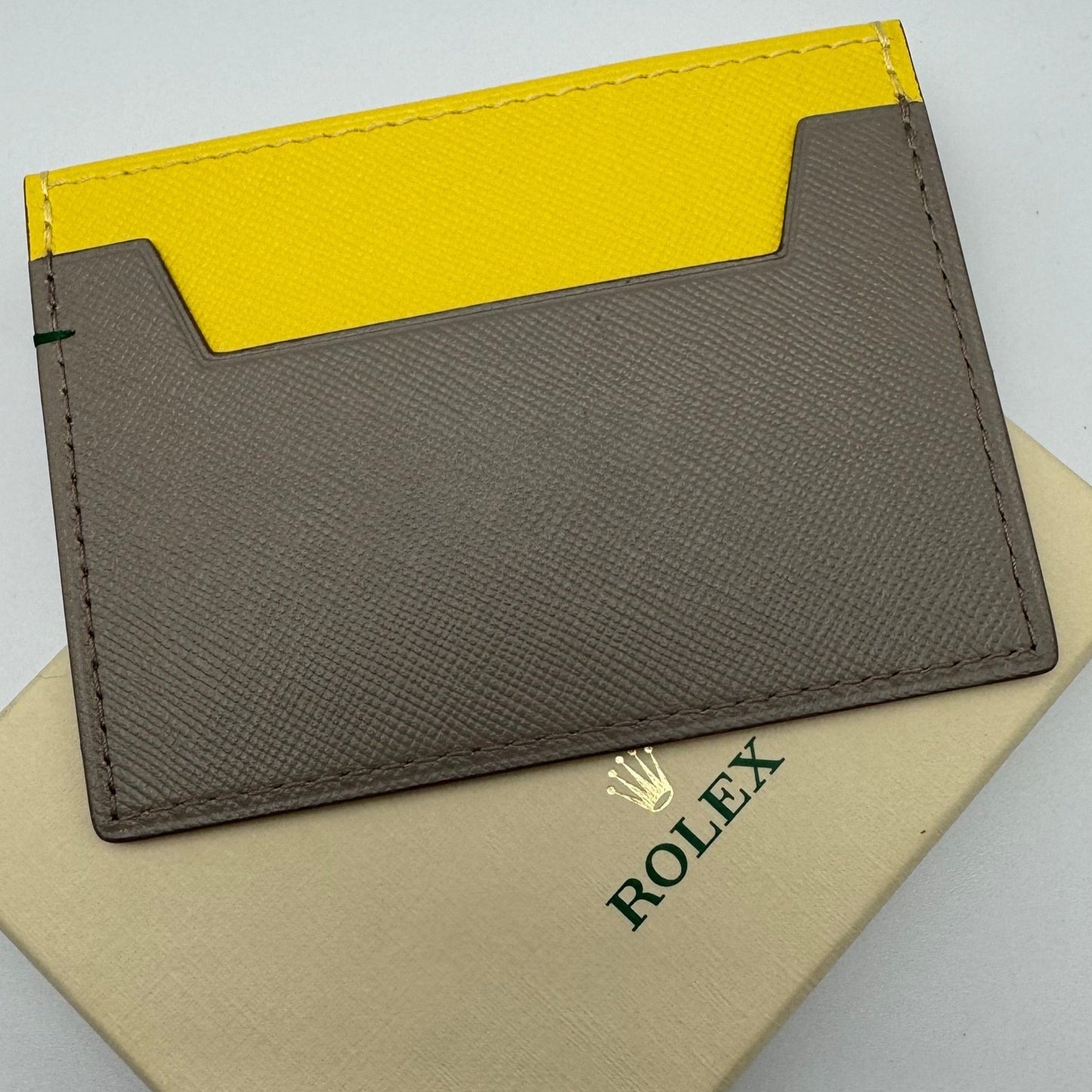 Rolex Leather Credit Card Wallet/Holder