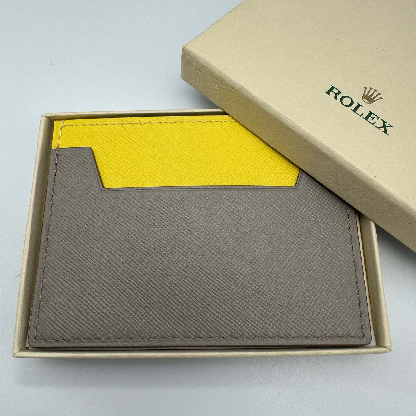 Rolex Leather Credit Card Wallet/Holder