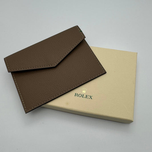 Rolex Leather Credit Card Wallet/Holder