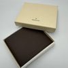 Rolex Dark Brown Leather Wallet