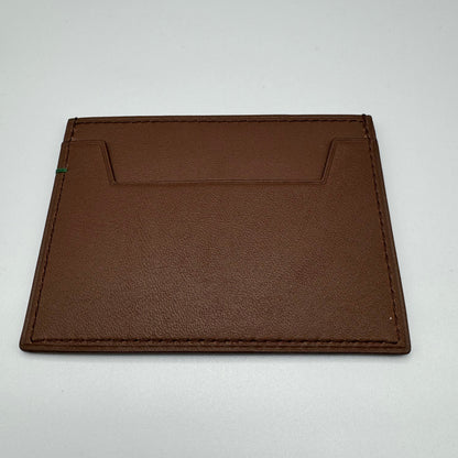 Rolex Brown Leather Credit Card Wallet/Holder