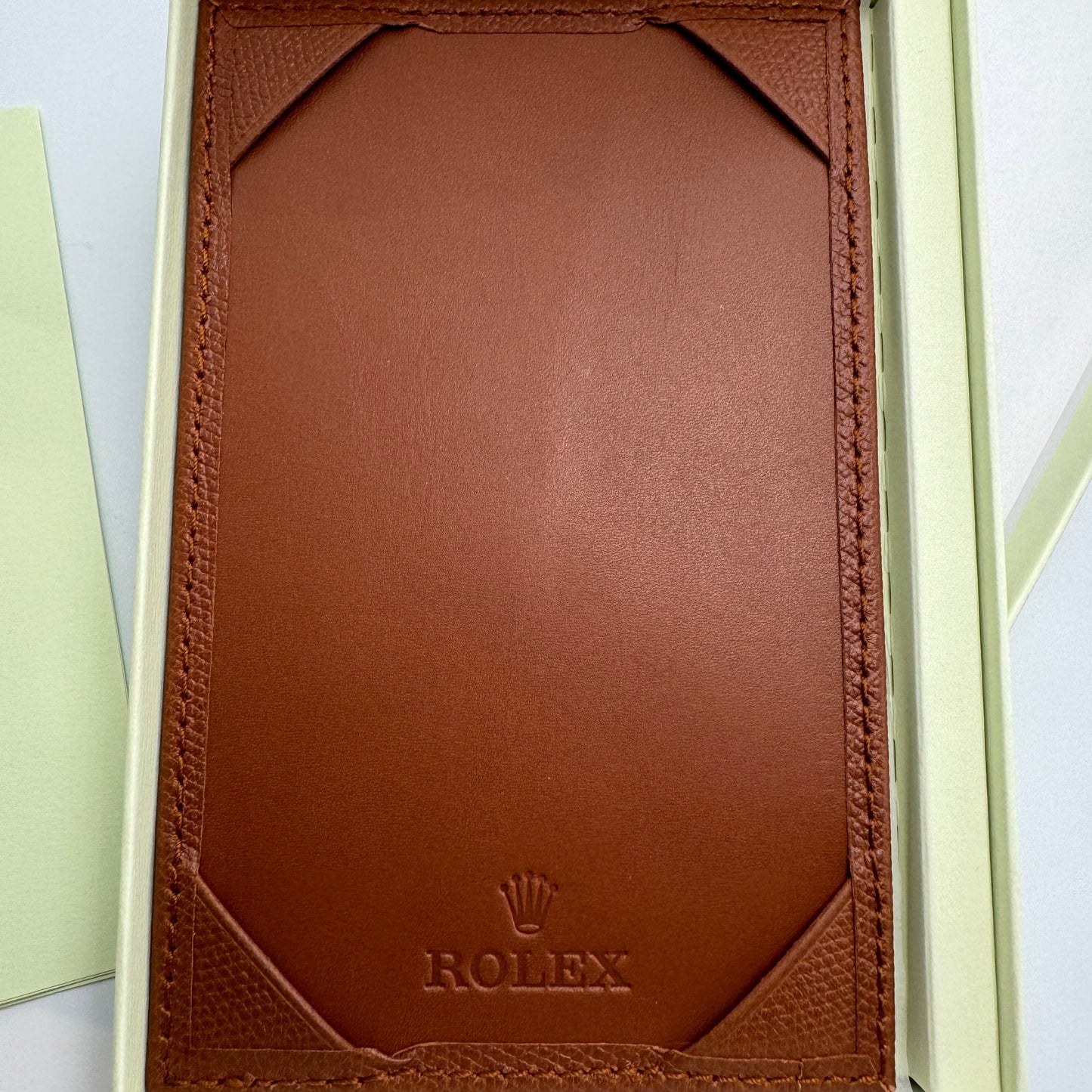 Rolex Leather Notepad & Jotter