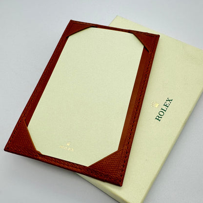 Rolex Leather Notepad & Jotter