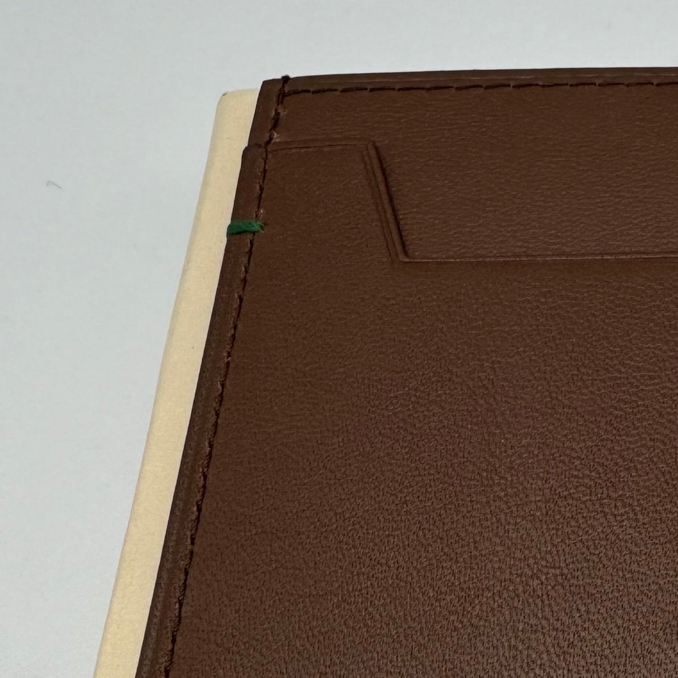 Rolex Brown Leather Credit Card Wallet/Holder