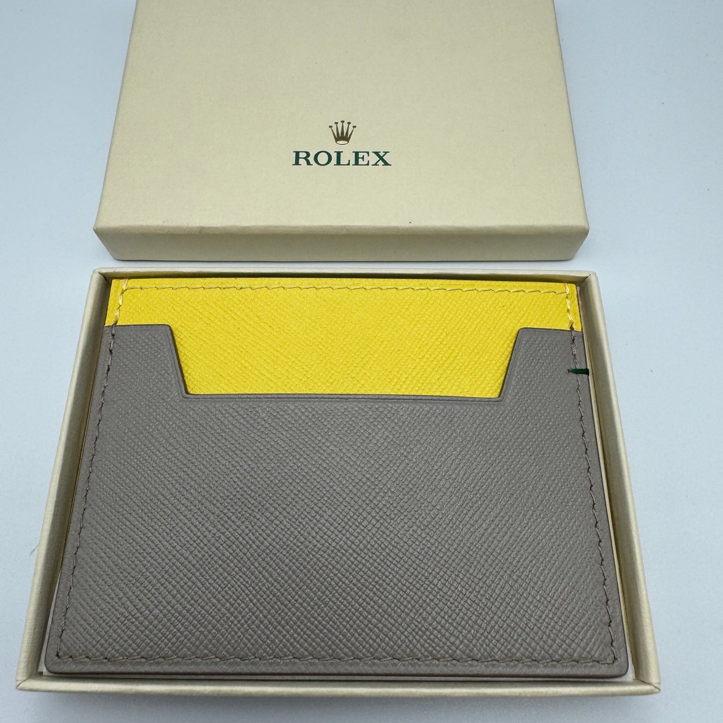 Rolex Leather Credit Card Wallet/Holder