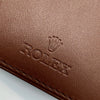 Rolex Brown Saddle Leather Wallet