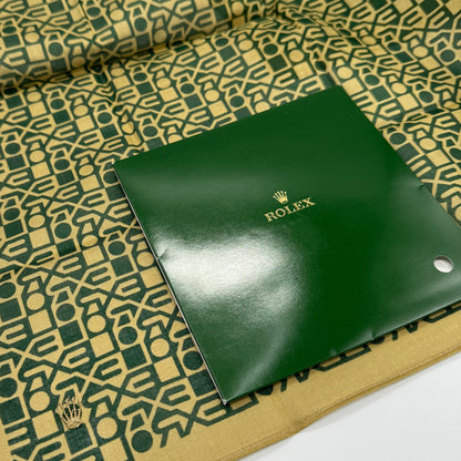 Rolex Green & Gold Handkerchief