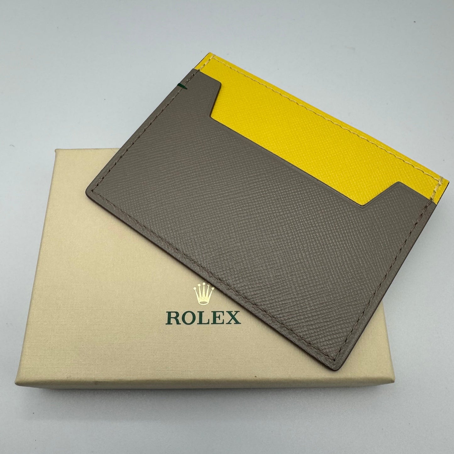 Rolex Leather Credit Card Wallet/Holder