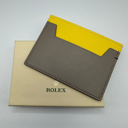 Rolex Leather Credit Card Wallet/Holder