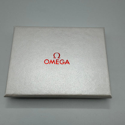 Omega Black Leather Credit Card Wallet