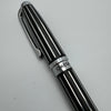 Omega Ball Point Pen Black & Silver Boxed