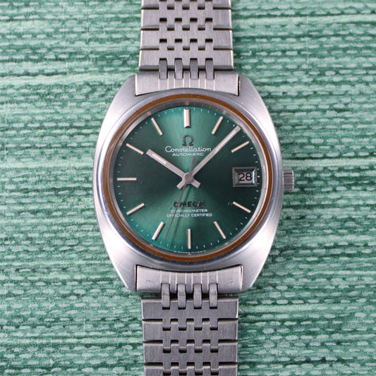 Omega Constellation 'Cushion Case' Automatic Date 1973