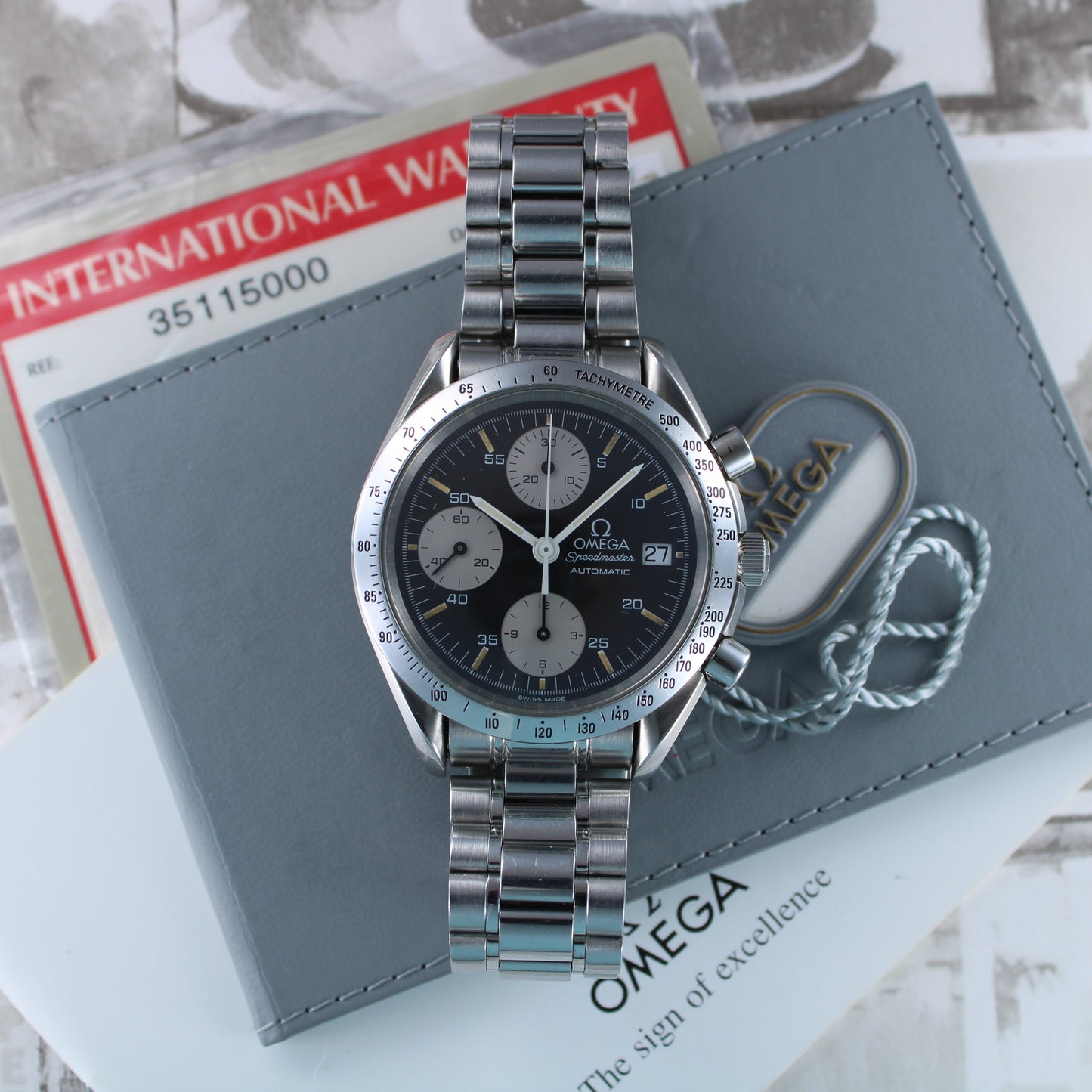 Omega Speedmaster Reverse Panda Chronograph 3511.50 1994