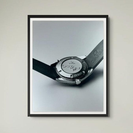 Original Omega Print James Bond Seamaster Planet Ocean Casino Royale